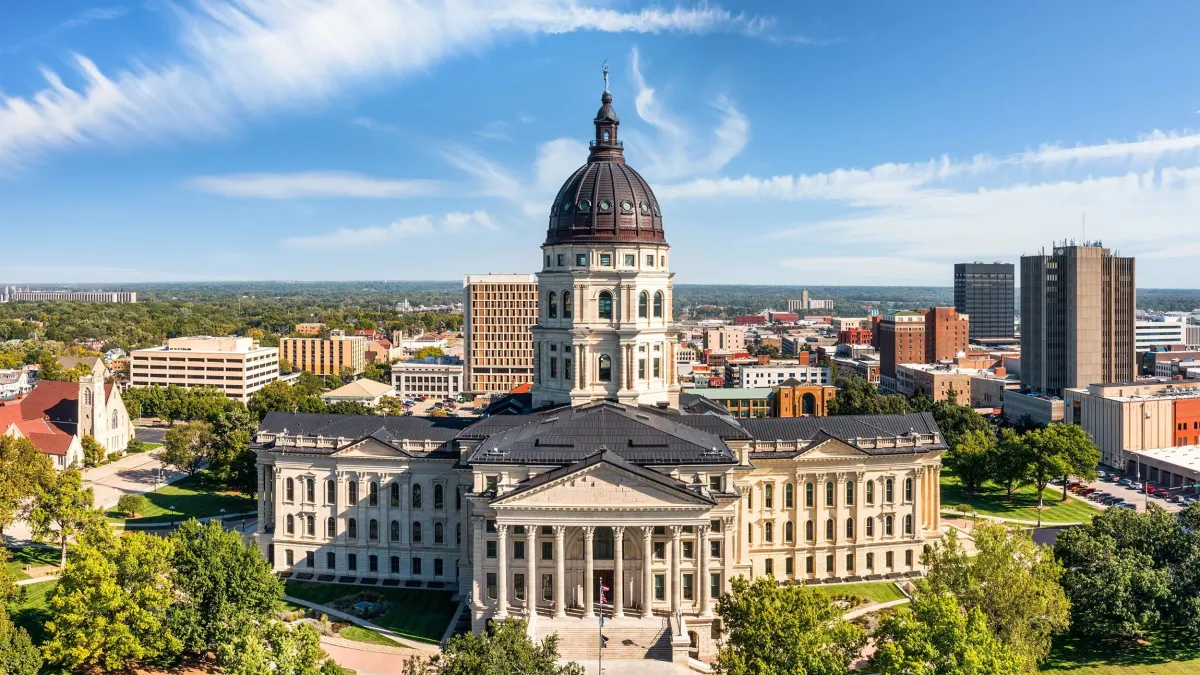 The Statehouse in Topeka.