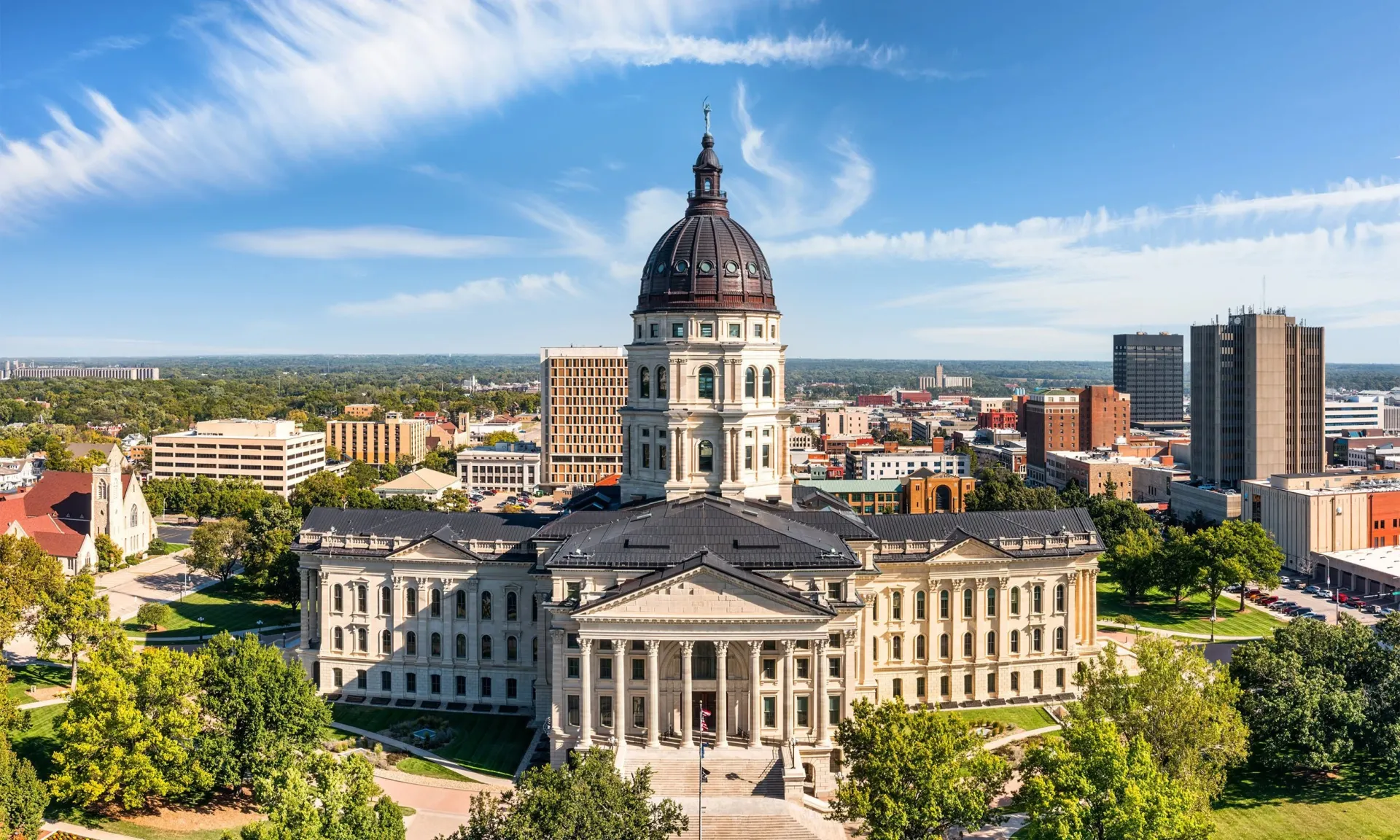 The Statehouse in Topeka.