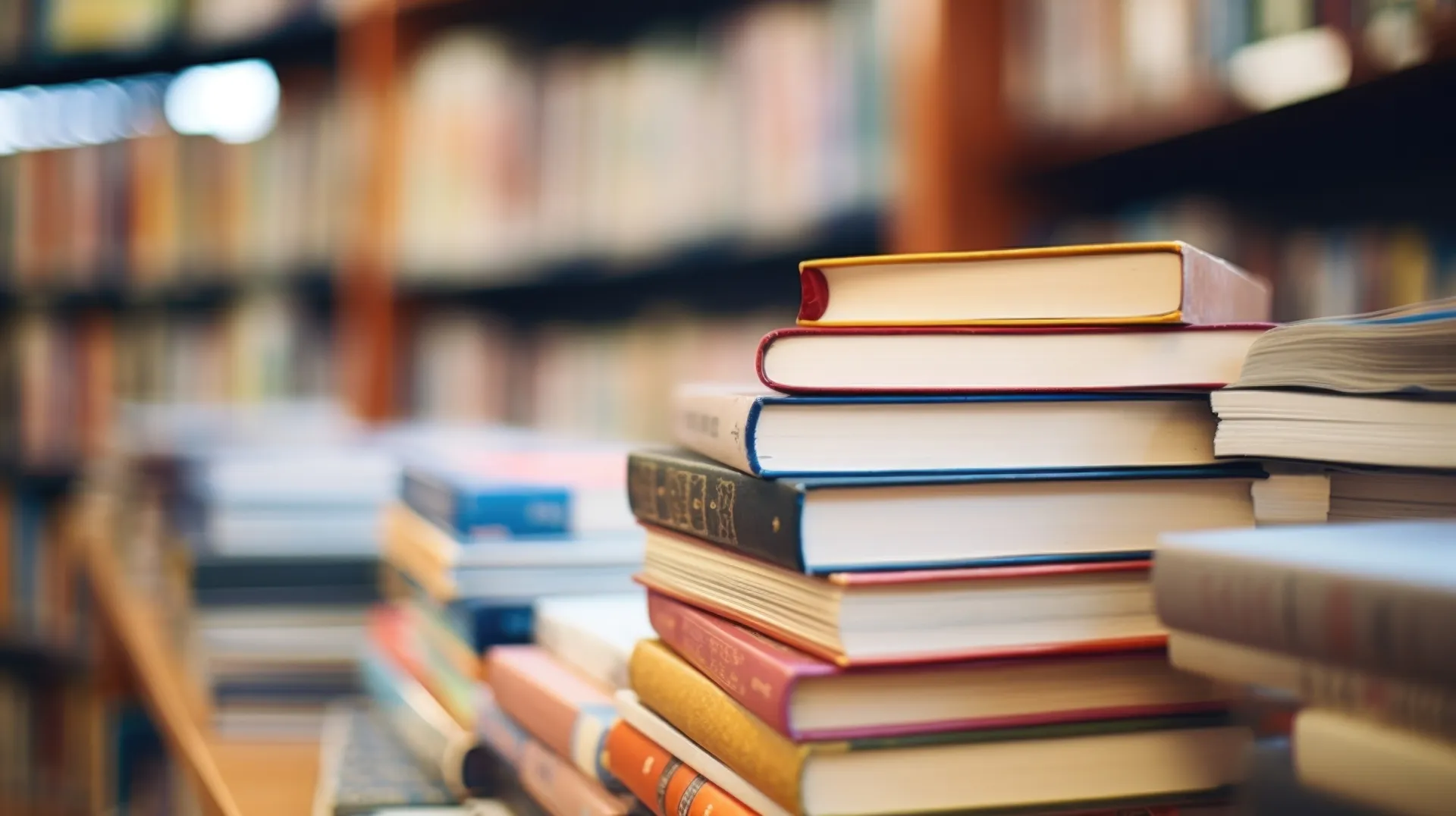 Stacks of books