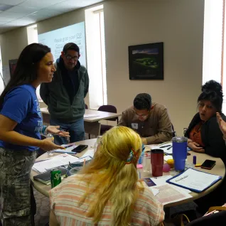 ESP's gathered in a room