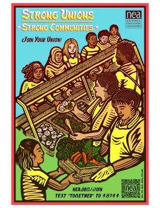 Strong unions = strong communities! Download our poster and text TOGETEHR to 48744 today.